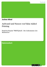 Aufwand und Nutzen von Value Added Printing - Jochen Wied