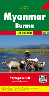 Myanmar - Burma, Autokarte 1:1.000.000 - 