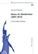 Henry de Montherlant (1895–1972) - Patricia O'Flaherty