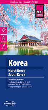 Reise Know-How Landkarte Korea, Nord und Süd (1:700.000) -  Reise Know-How Verlag Peter Rump GmbH