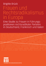 Frauen und Rechtsradikalismus in Europa - Brigitte Brück