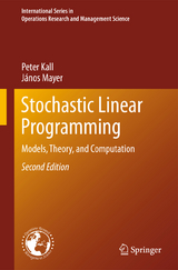Stochastic Linear Programming - Kall, Peter; Mayer, János
