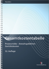 Gesamtkostentabelle - 