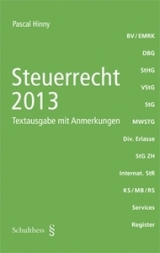 Steuerrecht 2013 - Pascal Hinny