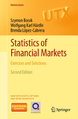 Statistics of Financial Markets - Szymon Borak, Wolfgang Karl Härdle, Brenda López-Cabrera