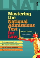 Mastering the National Admissions Test for Law - Shepherd, Mark