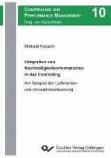 Integration von Nachhaltigkeitsinformationen in das Controlling - Michael Kubach