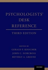 Psychologists' Desk Reference - Koocher, Gerald P.; Norcross, John C.; Greene, Beverly A.