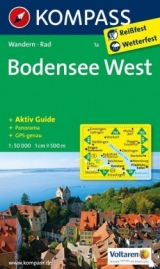 KOMPASS Wanderkarte Bodensee West - 