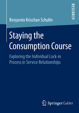 Staying the Consumption Course - Benjamin Krischan Schulte