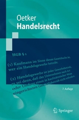 Handelsrecht - Hartmut Oetker