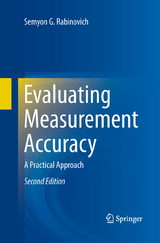 Evaluating Measurement Accuracy - Semyon G Rabinovich