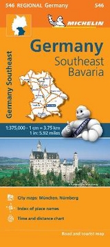 Germany Southeast, Bavaria - Michelin Regional Map 546 - Michelin