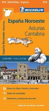 Asturias Cantabria - Michelin Regional Map 572 - Michelin