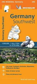 Germany Southwest - Michelin Regional Map 545 - Michelin