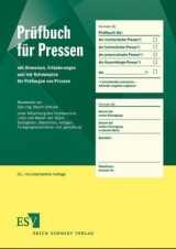 Prüfbuch für Pressen - Schulte, Martin