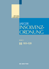 Insolvenzordnung / §§ 103-128 - 