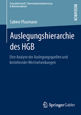 Auslegungshierarchie des HGB - Sabine Plaumann