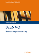 BauNVO - Baunutzungsverordnung - Boeddinghaus, Gerhard; Grigoleit, Klaus Joachim