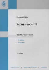 Sachenrecht III - Hemmer, Karl-Edmund; Wüst, Achim