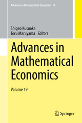 Advances in Mathematical Economics Volume 19 - 