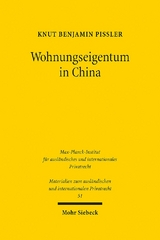 Wohnungseigentum in China - Knut Benjamin Pißler