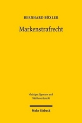 Markenstrafrecht - Bernhard Böxler