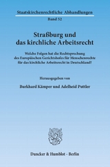 Straßburg und das kirchliche Arbeitsrecht. - 