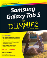 Samsung Galaxy Tab S For Dummies -  Dan Gookin