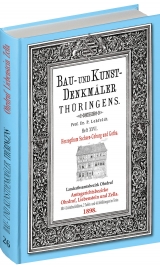 [HEFT 26] Bau- und Kunstdenkmäler Thüringens. Amtsgerichtsbezirke OHRDRUF LIEBENSTEIN ZELLA 1898 - Paul Lehfeldt