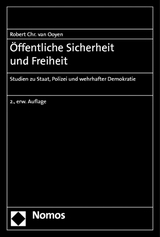 Öffentliche Sicherheit und Freiheit - van Ooyen, Robert Chr.