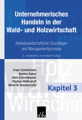 Unternehmerisches Handeln in der Wald- und Holzwirtschaft - Kapitel 3 - Franz Schmithüsen, Bastian Kaiser, Albin Schmidhauser, Stephan Mellinghoff, Alfred W. Kammerhofer