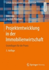 Projektentwicklung in der Immobilienwirtschaft - Alda, Willi; Hirschner, Joachim