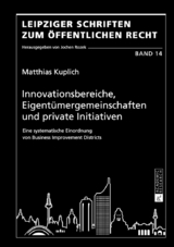 Innovationsbereiche, Eigentümergemeinschaften und private Initiativen - Matthias Kuplich