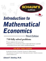 Schaum's Outline of Introduction to Mathematical Economics - Dowling, Edward