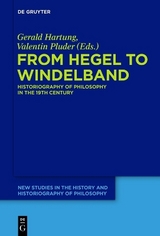 From Hegel to Windelband - 