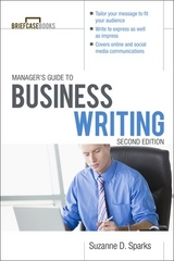 Manager's Guide To Business Writing 2/E - Sparks Fitzgerald, Suzanne