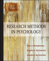 Research Methods In Psychology - Shaughnessy, John; Zechmeister, Eugene; Zechmeister, Jeanne