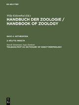 Dictionary of Insect Morphology - Henrik Steinmann, Lajos Zombori