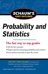 Schaum's Easy Outline of Probability and Statistics, Revised Edition - Schiller, John; Srinivasan, A.; Spiegel, Murray