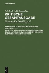 Der christliche Glaube nach den Grundsätzen der evangelischen Kirche im Zusammenhange dargestellt - 