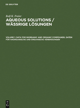 Data for Inorganic and Organic Compounds. Daten für Anorganische und Organische Verbindungen - Rolf K. Freier