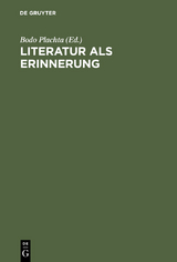 Literatur als Erinnerung - 