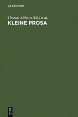 Kleine Prosa - 