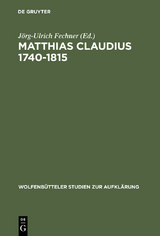 Matthias Claudius 1740-1815 - 