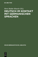 Deutsch im Kontakt mit germanischen Sprachen - 