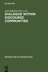Dialogue within Discourse Communities - 