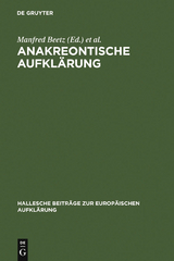 Anakreontische Aufklärung - 