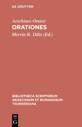 Orationes -  Aeschines Orator