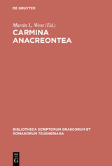 Carmina Anacreontea - 